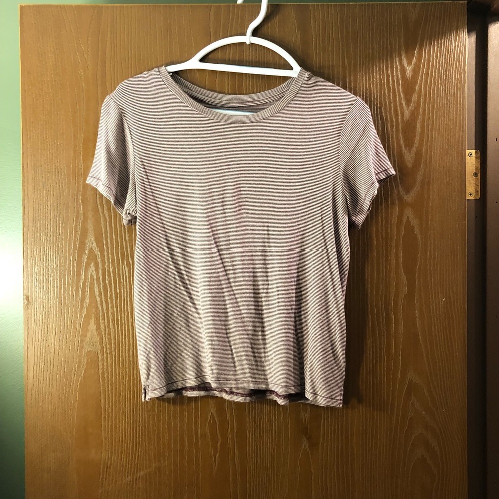 Maroon crop top